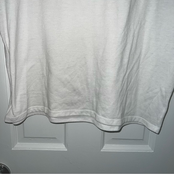 PACSUN ME TO WE tshirt short sleeve top, baseball tee, striped gray white - Picture 5 of 8